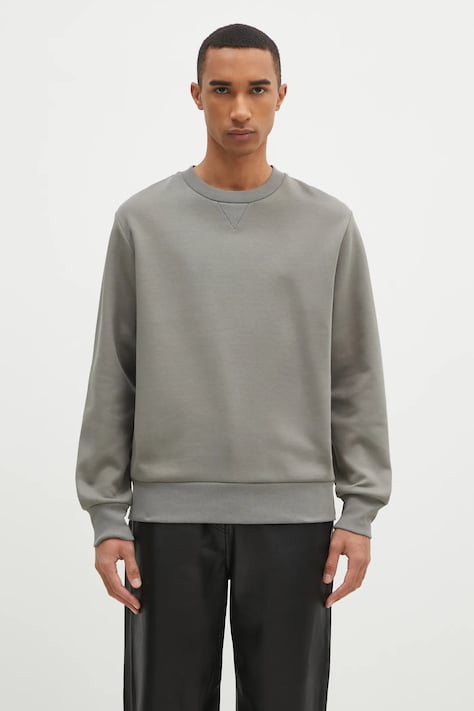 A.P.C. cotton sweatshirt Sweat Duck men's gray color