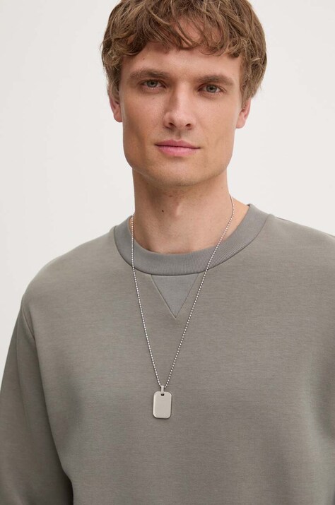 Бавовняна кофта A.P.C. Sweat Duck — AA00-BLM1CH, сірий — фото 4