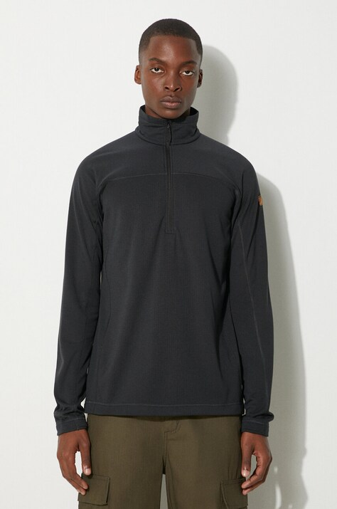 Fjallraven bluză bărbați, culoarea negru, uni F87113.550-550
