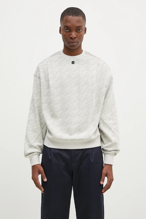 Ader Error bluza męska kolor szary melanżowa BN01FWSW0104BK