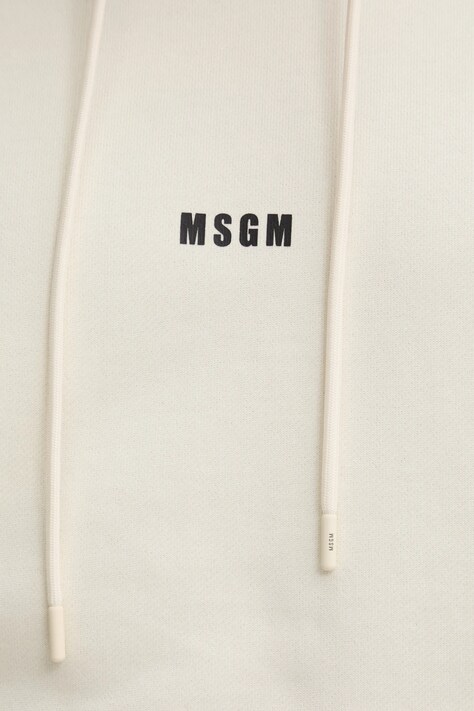 Бавовняна кофта MSGM — AA00-BLM1H6, бежевий — фото 5