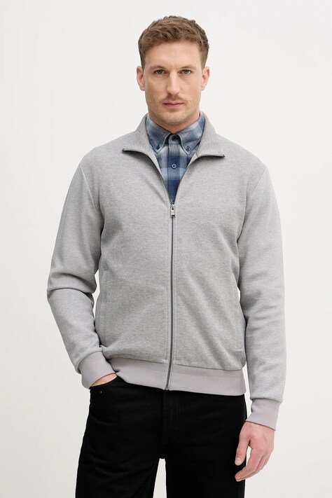 Суичър BOSS мъжки в тъмносиньо с изчистен дизайн 50532755