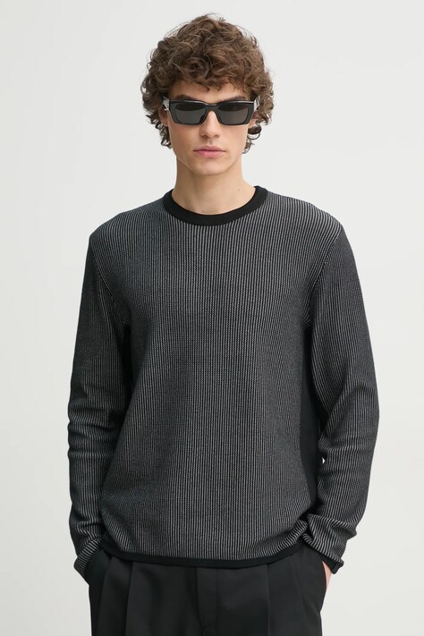 Rag & Bone sweter męski kolor czarny lekki MBS23S011UC11