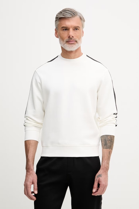 Armani Exchange bluza męska z bawełną beżowa XM001296 AF10818