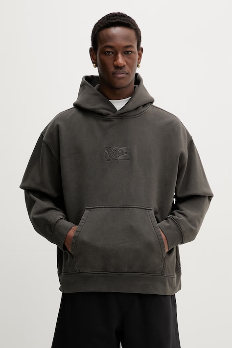 Vans bluza męska z bawełną Premium LX szara VN000T6FEMV1