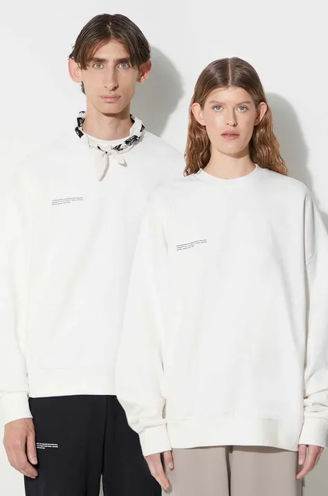 Pangaia cotton sweatshirt white color