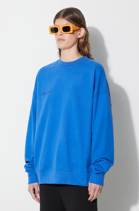 Pangaia cotton sweatshirt blue color