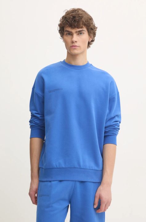 Pangaia cotton sweatshirt blue color