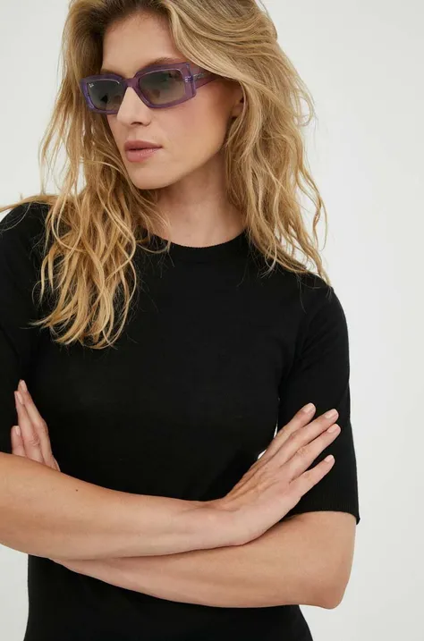 Day Birger et Mikkelsen t-shirt wełniany Carolina kolor czarny