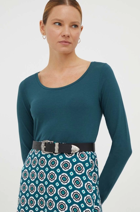 Marc O'Polo longsleeve femei, culoarea verde