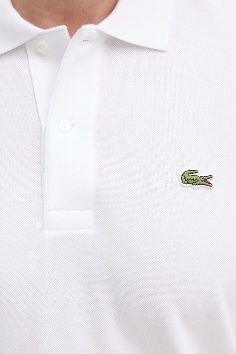 Lacoste лонгслів чоловічий бавовняний — AA00-BUM027, білий — фото 5