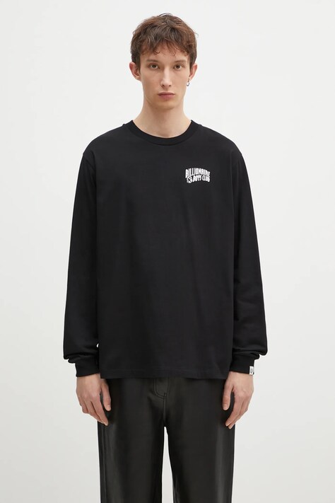 Billionaire Boys Club cotton longsleeve top Small Arch Logo L/S Tee white color