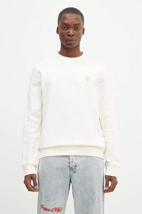 Wood Wood cotton sweatshirt Tye beige color