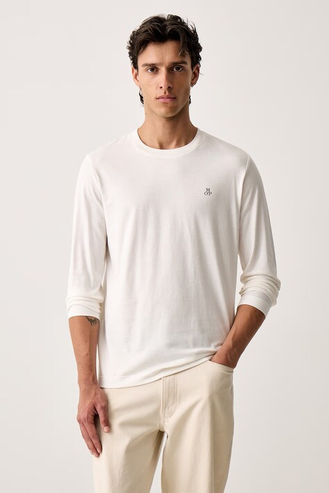 Marc O'Polo longsleeve męski bawełniany beżowy 5000009410