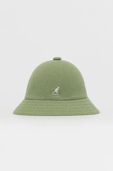 Kangol Pălărie culoarea verde, de lână