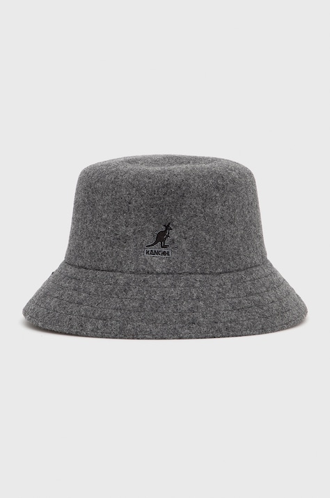 Шерстяная шляпа Kangol цвет серый шерсть K3191ST.FL034-FL034