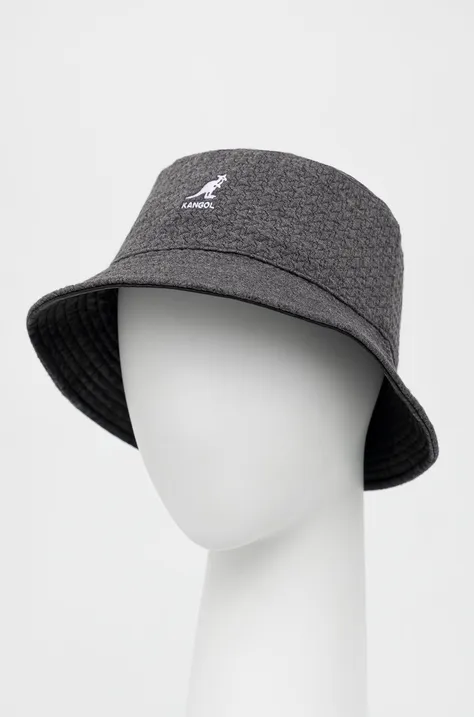 Kangol reversible hat gray color