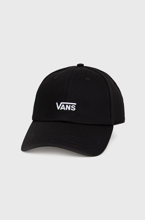 Vans pamut sapka fekete, nyomott mintás