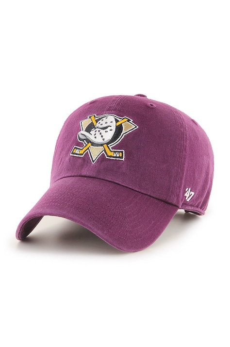 47 brand czapka Anaheim Ducks kolor różowy z aplikacją