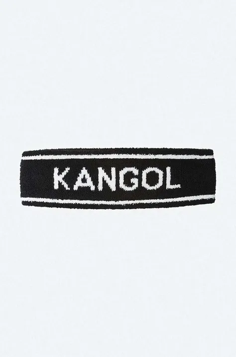 Kangol opaska na głowę kolor czarny K3302ST-WHITE/CIAN