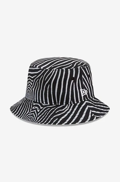 Bombažni klobuk New Era Animal Tapered črna barva