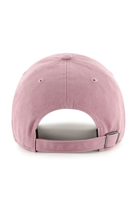 47 brand Czapka z daszkiem bawełniana MLB Los Angeles Dodgers różowa B-NLRGW12GWS-QC