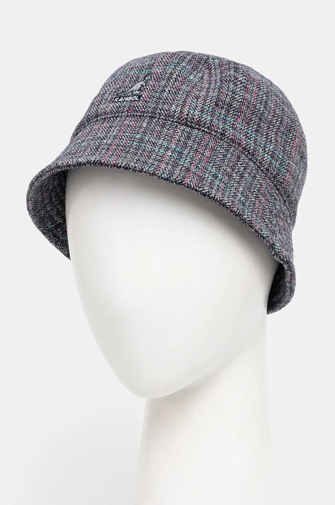 Капелюх Kangol WARPED HERRINGBONE DOME колір синій K5430.NG411