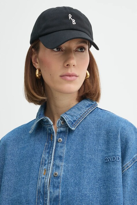 Ruslan Baginskiy șapcă de baseball din bumbac culoarea negru, neted, BSB033/041-C