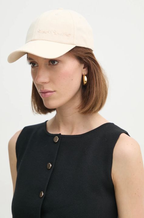 Ruslan Baginskiy cotton baseball cap 0 beige color smooth BSB035-C-FL