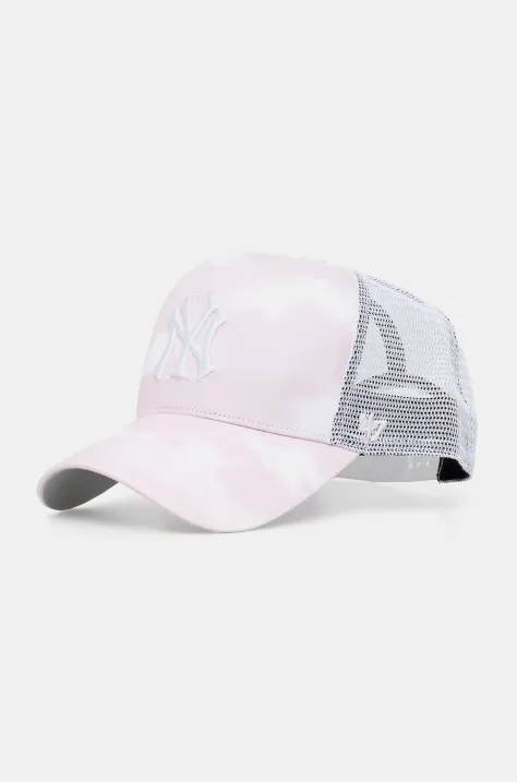 Kapa s šiltom 47 brand MLB New York Yankees roza barva, B-ITCDT17PTP-PK