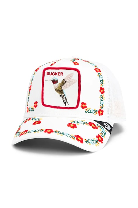 Goorin Bros czapka z daszkiem Necessary Nectar kolor biały z aplikacją 101-1921
