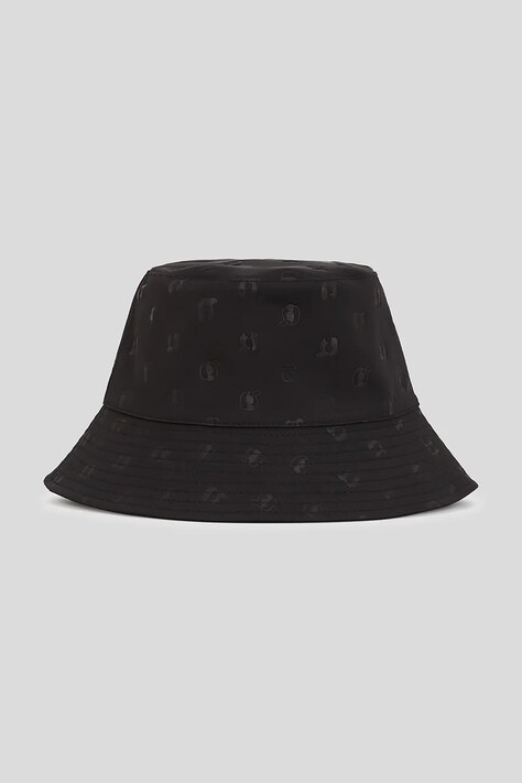 Karl Lagerfeld palarie culoarea negru, bumbac, A3W33060