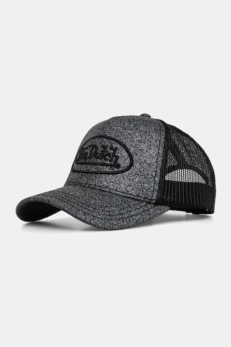 Von Dutch șapcă culoarea negru, VD.2.CB.GLITTER