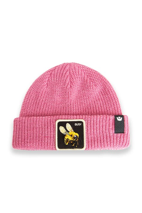 Goorin Bros czapka The Busy Beanie kolor różowy 107-2494