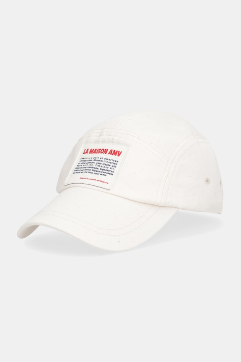 American Vintage czapka z daszkiem bawełniana kolor beżowy LYC24A