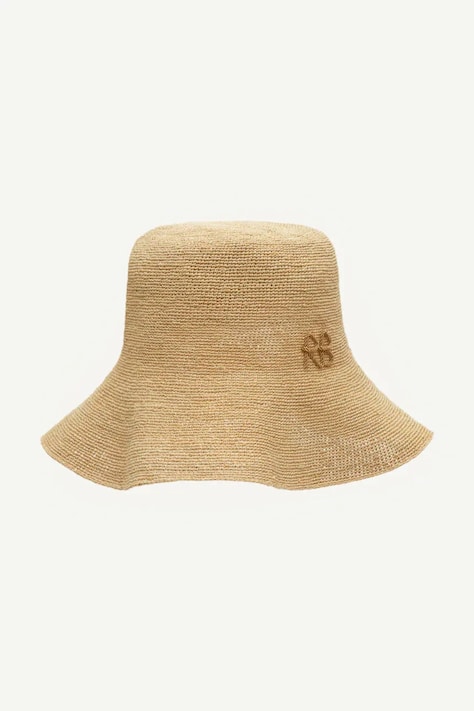 Klobúk Ruslan Baginskiy Bucket Hat béžová farba, BCT036-STR-MRB-KN