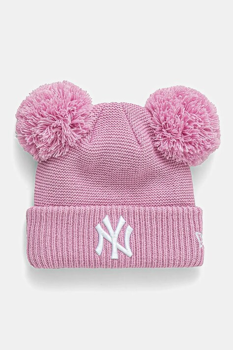 Dětská čepice New Era NEW YORK YANKEES růžová barva, 60565308
