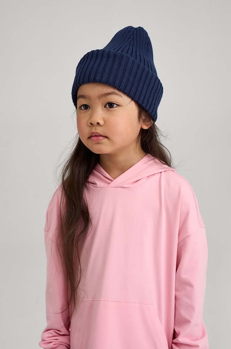 Reima cappello in cotone bambino Hattara colore blu navy 5300057B
