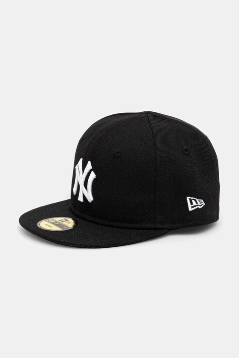 Детска шапка с козирка New Era NEW YORK YANKEES в черно с апликация 60503804