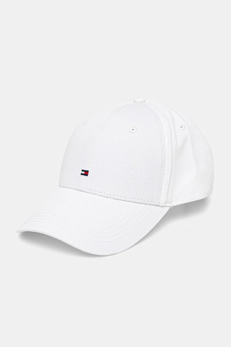 Кепка Tommy Hilfiger колір білий гладка