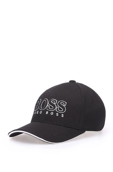 Καπέλο Boss χρώμα: μαύρο