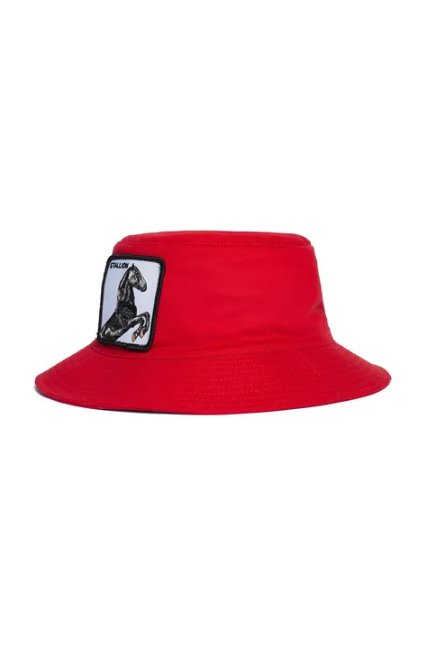 Шляпа Goorin Bros цвет красный хлопковый