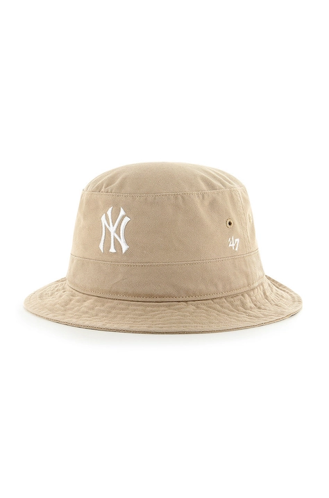 Шляпа 47brand MLB New York Yankees цвет жёлтый хлопковая