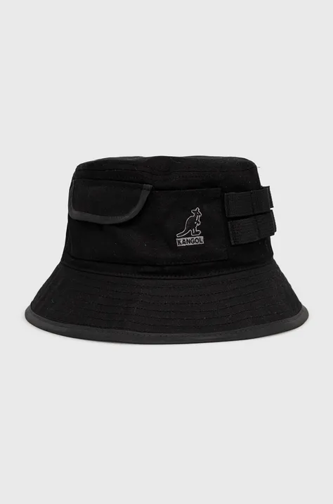 Kangol cotton hat black color