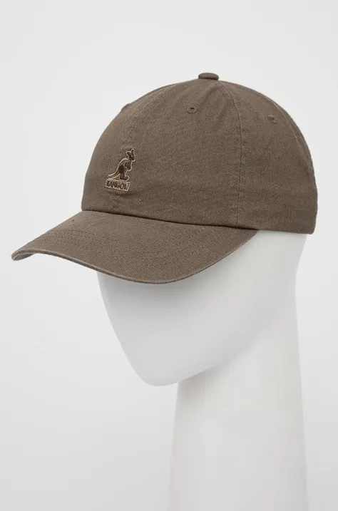 Βαμβακερό καπέλο Kangol χρώμα: πράσινο