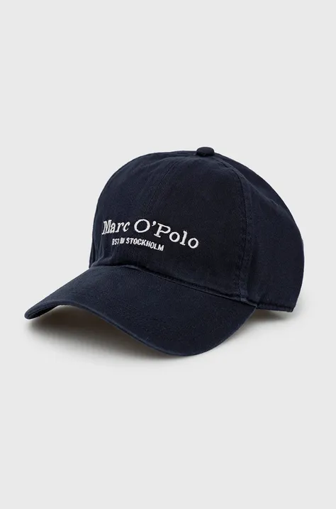 Καπέλο Marc O'Polo χρώμα: ναυτικό μπλε