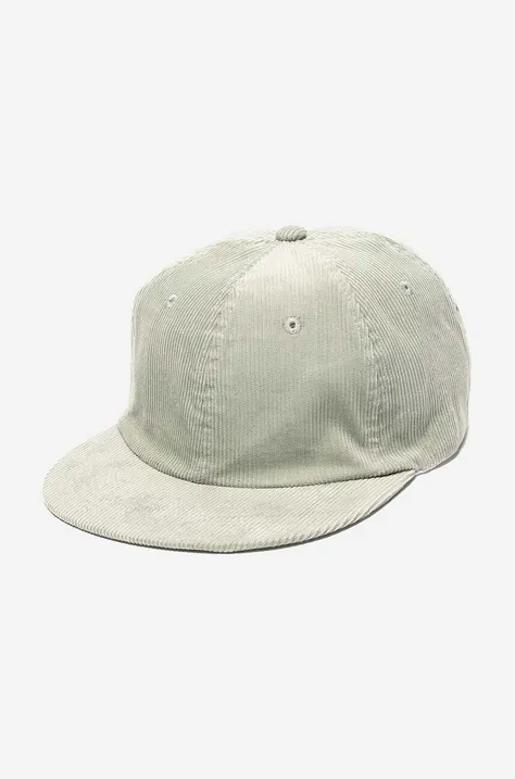Κοτλέ καπέλο μπέιζμπολ Taikan Easy Corduroy Cap χρώμα: πράσινο
