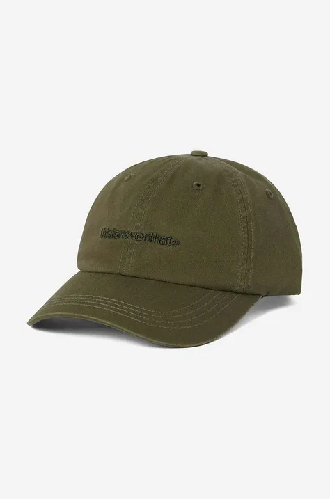 thisisneverthat cotton baseball cap T-Logo Cap green color
