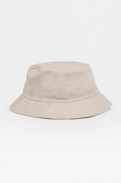 Шляпа из хлопка New Era цвет бежевый хлопковый
