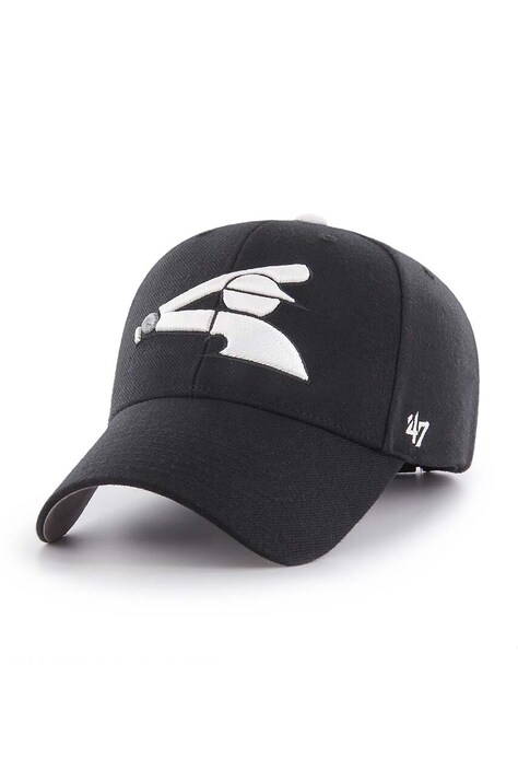 47 brand czapka z daszkiem MLB Chicago White Sox kolor czarny z aplikacją B-MVP06WBV-BKB